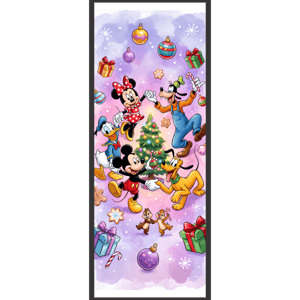 CAPA PAINEL PORTA NATAL MICKEY| TECIDO PREMIUM  | VÁRIOS MODELOS - 85cm x 2.10M