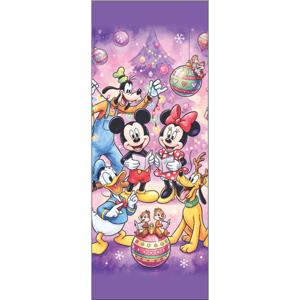 CAPA PAINEL PORTA NATAL MICKEY| TECIDO PREMIUM  | VÁRIOS MODELOS - 85cm x 2.10M