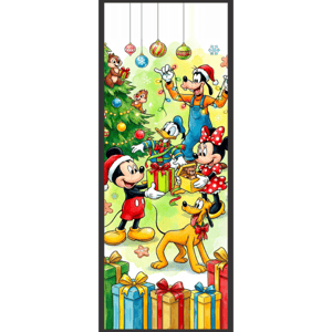 CAPA PAINEL PORTA NATAL MICKEY| TECIDO PREMIUM  | VÁRIOS MODELOS - 85cm x 2.10M