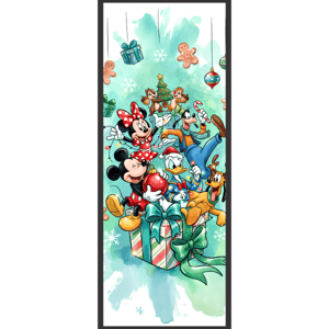 CAPA PAINEL PORTA NATAL MICKEY| TECIDO PREMIUM  | VÁRIOS MODELOS - 85cm x 2.10M