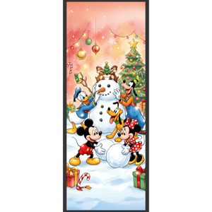 CAPA PAINEL PORTA NATAL MICKEY| TECIDO PREMIUM  | VÁRIOS MODELOS - 85cm x 2.10M