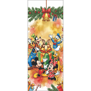 CAPA PAINEL PORTA NATAL MICKEY| TECIDO PREMIUM  | VÁRIOS MODELOS - 85cm x 2.10M