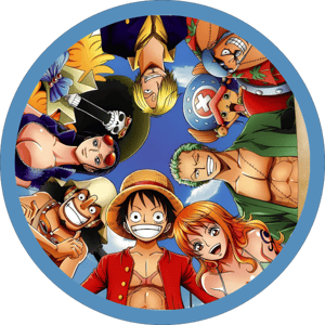CAPA PAINEL REDONDO ANIME ONE PIECE | TECIDO PREMIUM  | VÁRIOS MODELOS - 1.50X1.50M E 50X50CM