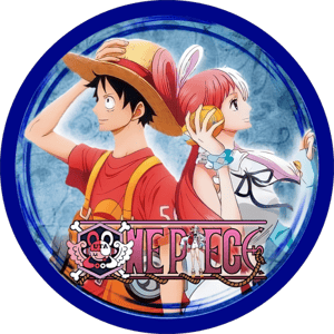 CAPA PAINEL REDONDO ANIME ONE PIECE | TECIDO PREMIUM  | VÁRIOS MODELOS - 1.50X1.50M E 50X50CM