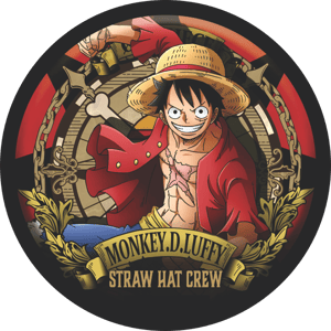 CAPA PAINEL REDONDO ANIME ONE PIECE | TECIDO PREMIUM  | VÁRIOS MODELOS - 1.50X1.50M E 50X50CM