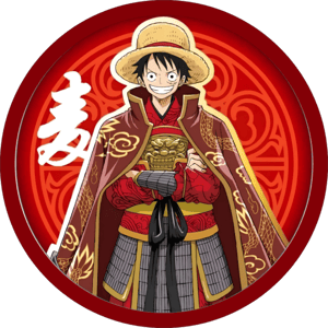 CAPA PAINEL REDONDO ANIME ONE PIECE | TECIDO PREMIUM  | VÁRIOS MODELOS - 1.50X1.50M E 50X50CM