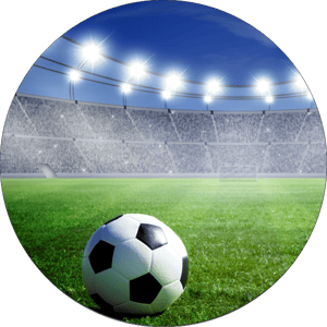 CAPA PAINEL REDONDO FUTEBOL | TECIDO PREMIUM  | VÁRIOS MODELOS - 1.50X1.50M E 50X50CM