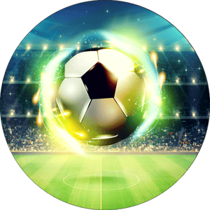 CAPA PAINEL REDONDO FUTEBOL | TECIDO PREMIUM  | VÁRIOS MODELOS - 1.50X1.50M E 50X50CM