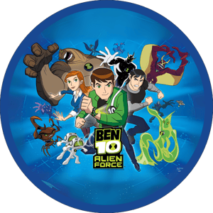CAPA PAINEL REDONDO BEN 10 | TECIDO PREMIUM  | VÁRIOS MODELOS - 1.50X1.50M E 50X50CM
