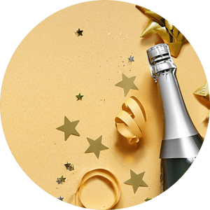 CAPA PAINEL REDONDO ANO NOVO| TECIDO PREMIUM  | VÁRIOS MODELOS - 1.50X1.50M E 50X50CM