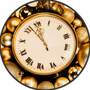 CAPA PAINEL REDONDO ANO NOVO| TECIDO PREMIUM  | VÁRIOS MODELOS - 1.50X1.50M E 50X50CM