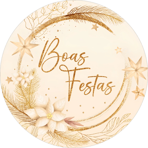 CAPA PAINEL REDONDO ANO NOVO| TECIDO PREMIUM  | VÁRIOS MODELOS - 1.50X1.50M E 50X50CM