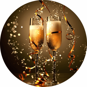 CAPA PAINEL REDONDO ANO NOVO| TECIDO PREMIUM  | VÁRIOS MODELOS - 1.50X1.50M E 50X50CM