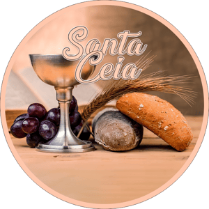CAPA PAINEL REDONDO SANTA CEIA | TECIDO PREMIUM  | VÁRIOS MODELOS - 1.50X1.50M E 50X50CM