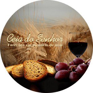 CAPA PAINEL REDONDO SANTA CEIA | TECIDO PREMIUM  | VÁRIOS MODELOS - 1.50X1.50M E 50X50CM