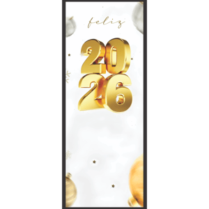 CAPA PAINEL PORTA ANO NOVO| TECIDO PREMIUM  | VÁRIOS MODELOS - 85cm x 2.10M