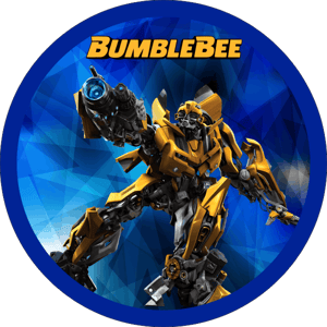 CAPA PAINEL REDONDO TRANSFORMERS | TECIDO PREMIUM  | VÁRIOS MODELOS - 1.50X1.50M E 50X50CM