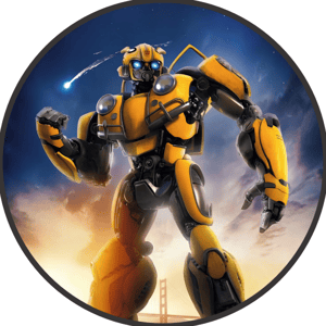 CAPA PAINEL REDONDO TRANSFORMERS | TECIDO PREMIUM  | VÁRIOS MODELOS - 1.50X1.50M E 50X50CM