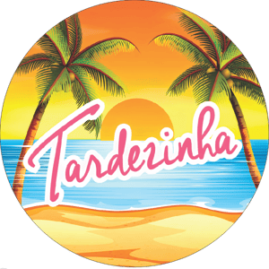 CAPA PAINEL REDONDO TARDEZINHA | TECIDO PREMIUM  | VÁRIOS MODELOS - 1.50X1.50M E 50X50CM