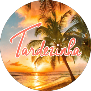 CAPA PAINEL REDONDO TARDEZINHA | TECIDO PREMIUM  | VÁRIOS MODELOS - 1.50X1.50M E 50X50CM