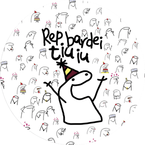 CAPA PAINEL REDONDO ANIVERSÁRIO FLORK | TECIDO PREMIUM  | VÁRIOS MODELOS - 1.50X1.50M E 50X50CM