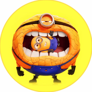 CAPA PAINEL REDONDO MEU MALVADO FAVORITO | TECIDO PREMIUM  | VÁRIOS MODELOS - 1.50X1.50M E 50X50CM