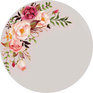 CAPA PAINEL REDONDO FLORAL| TECIDO PREMIUM  | VÁRIOS MODELOS - 1.50X1.50M E 50X50CM