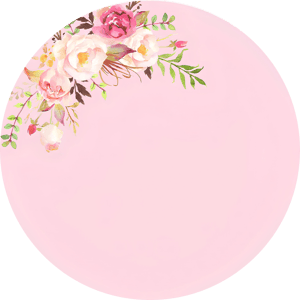 CAPA PAINEL REDONDO FLORAL| TECIDO PREMIUM  | VÁRIOS MODELOS - 1.50X1.50M E 50X50CM