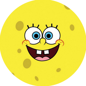 CAPA PAINEL REDONDO BOB ESPONJA | TECIDO PREMIUM  | VÁRIOS MODELOS - 1.50X1.50M E 50X50CM