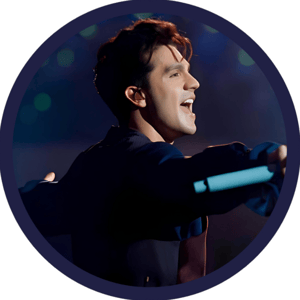 CAPA PAINEL REDONDO LUAN SANTANA | TECIDO PREMIUM  | VÁRIOS MODELOS - 1.50X1.50M E 50X50CM