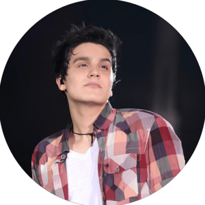 CAPA PAINEL REDONDO LUAN SANTANA | TECIDO PREMIUM  | VÁRIOS MODELOS - 1.50X1.50M E 50X50CM