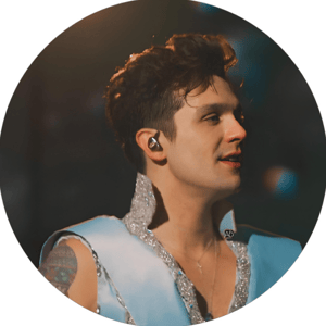 CAPA PAINEL REDONDO LUAN SANTANA | TECIDO PREMIUM  | VÁRIOS MODELOS - 1.50X1.50M E 50X50CM