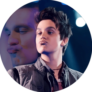 CAPA PAINEL REDONDO LUAN SANTANA | TECIDO PREMIUM  | VÁRIOS MODELOS - 1.50X1.50M E 50X50CM