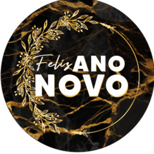 CAPA PAINEL REDONDO ANO NOVO| TECIDO PREMIUM  | VÁRIOS MODELOS - 1.50X1.50M E 50X50CM