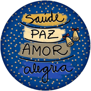 CAPA PAINEL REDONDO ANO NOVO| TECIDO PREMIUM  | VÁRIOS MODELOS - 1.50X1.50M E 50X50CM