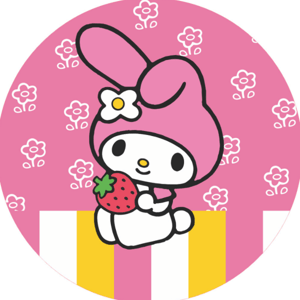 CAPA PAINEL REDONDO HELLO KITTY | TECIDO PREMIUM  | VÁRIOS MODELOS - 1.50X1.50M E 50X50CM