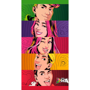 CAPA FUNDO ROMANO EMILY VICK  | TECIDO PREMIUM  | VÁRIOS MODELOS. - 1X2M