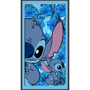 CAPA FUNDO ROMANO LILO E  STITCH  | TECIDO PREMIUM  | VÁRIOS MODELOS. - 1X2M