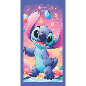 CAPA FUNDO ROMANO LILO E  STITCH  | TECIDO PREMIUM  | VÁRIOS MODELOS. - 1X2M