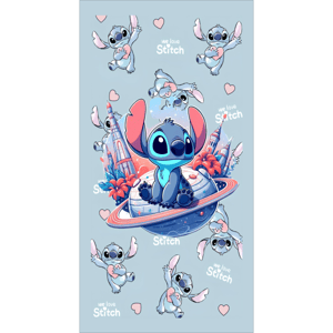 CAPA FUNDO ROMANO LILO E  STITCH  | TECIDO PREMIUM  | VÁRIOS MODELOS. - 1X2M
