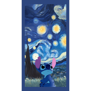 CAPA FUNDO ROMANO LILO E  STITCH  | TECIDO PREMIUM  | VÁRIOS MODELOS. - 1X2M