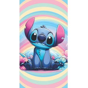 CAPA FUNDO ROMANO LILO E  STITCH  | TECIDO PREMIUM  | VÁRIOS MODELOS. - 1X2M