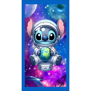 CAPA FUNDO ROMANO LILO E  STITCH  | TECIDO PREMIUM  | VÁRIOS MODELOS. - 1X2M