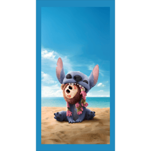 CAPA FUNDO ROMANO LILO E  STITCH  | TECIDO PREMIUM  | VÁRIOS MODELOS. - 1X2M