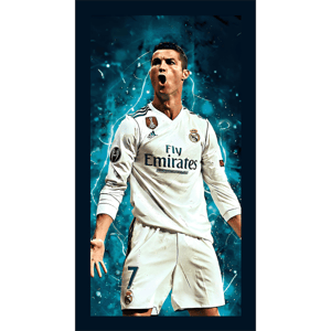 CAPA FUNDO ROMANO CRISTIANO RONALDO CR7 | TECIDO PREMIUM  | VÁRIOS MODELOS. - 1X2M