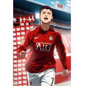 CAPA FUNDO ROMANO CRISTIANO RONALDO CR7 | TECIDO PREMIUM  | VÁRIOS MODELOS. - 1X2M