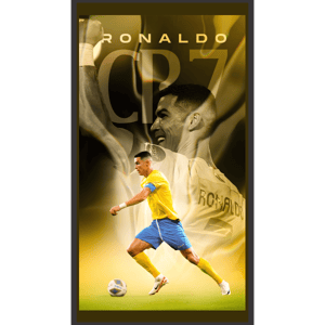 CAPA FUNDO ROMANO CRISTIANO RONALDO CR7 | TECIDO PREMIUM  | VÁRIOS MODELOS. - 1X2M