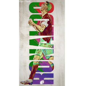 CAPA FUNDO ROMANO CRISTIANO RONALDO CR7 | TECIDO PREMIUM  | VÁRIOS MODELOS. - 1X2M