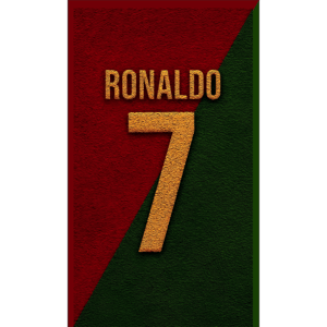 CAPA FUNDO ROMANO CRISTIANO RONALDO CR7 | TECIDO PREMIUM  | VÁRIOS MODELOS. - 1X2M