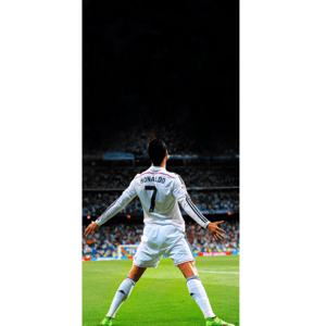 CAPA FUNDO ROMANO CRISTIANO RONALDO CR7 | TECIDO PREMIUM  | VÁRIOS MODELOS. - 1X2M